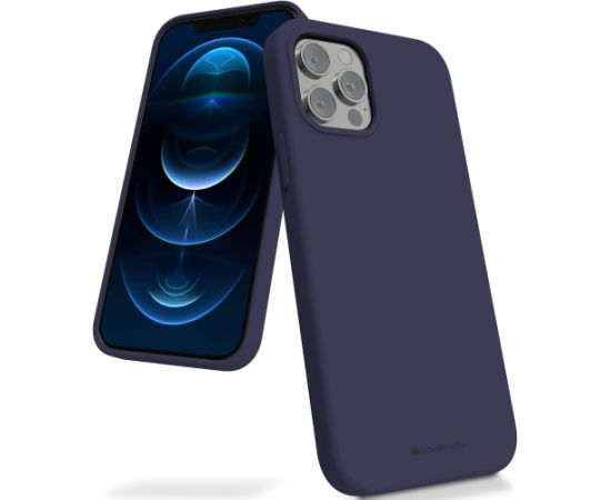 Case Mercury Silicone Case Samsung G990 S21 FE 5G dark blue