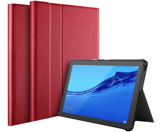 Case Folio Cover Lenovo Tab M10 Plus X606 10.3 red