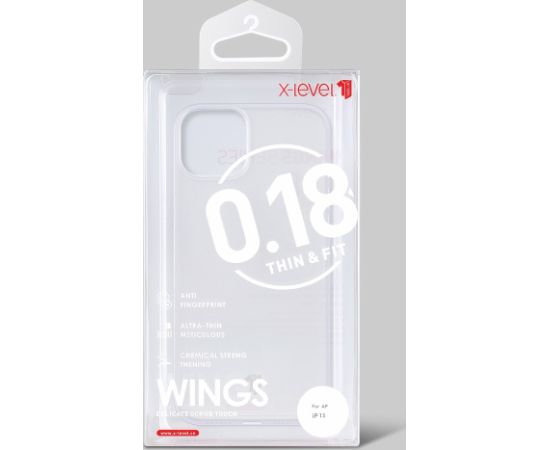 Case X-Level Wing Apple iPhone 13 Pro Max clear
