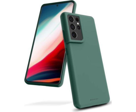 Case Mercury Silicone Case Samsung A037 A03s dark green