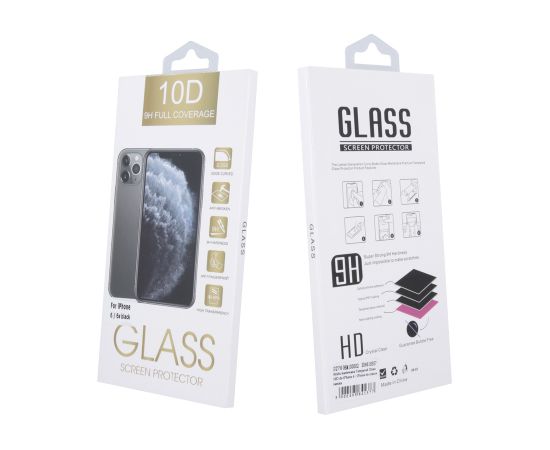 Tempered glass 10D Full Glue Samsung G990 S21 FE 5G curved black