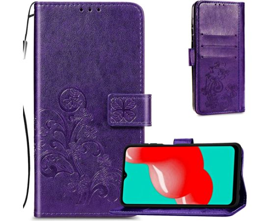 Case Flower Book Samsung A037 A03s violet