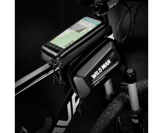 Forever Универсальный держатель телефона на велосипед WILDMAN E6S 1,2L 4"- 7" черный
