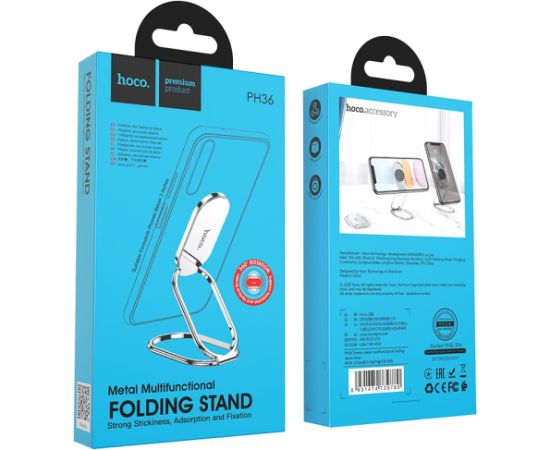 Phone holder Hoco PH36 multifunctional folding silver