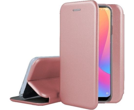 Чехол "Book Elegance" Huawei P20 Lite розовое золото