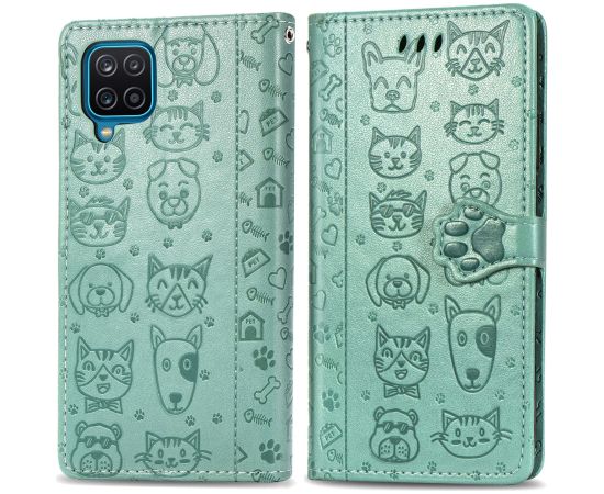 Case Cat-Dog Samsung A025G A02s green
