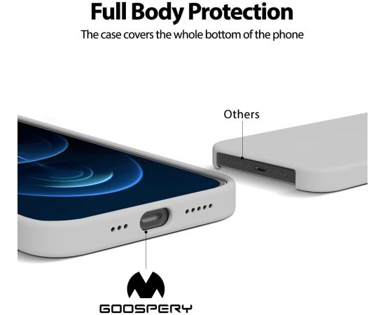 Чехол Mercury Silicone Case Samsung A725 A72 каменного цвета