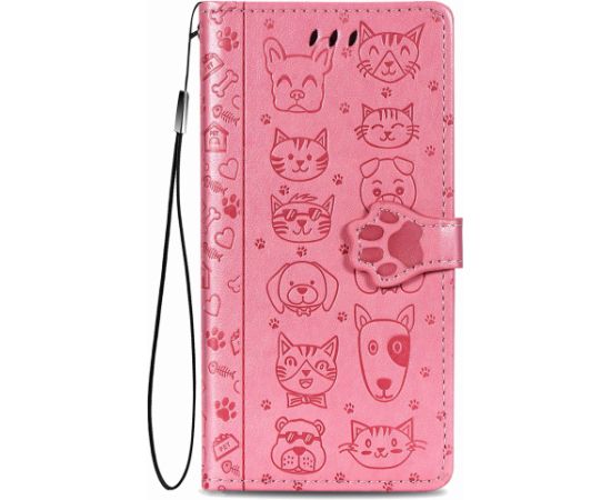 Case Cat-Dog Samsung A725 A72 rose