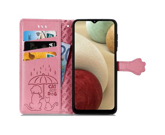 Case Cat-Dog Samsung A725 A72 rose