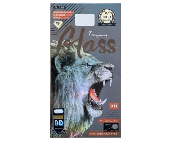 Tempered glass 9D Full Glue Huawei Y6P black