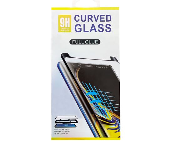 Защитное стекло дисплея 9D Curved Full Glue Samsung G975 S10 Plus черное