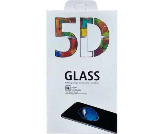 Защитное стекло дисплея "5D Full Glue" Samsung G986 S20 Plus/S11 выгнутое черное без выреза