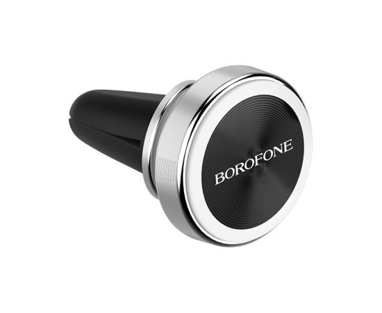 Aвтомобильный держатель телефона Borofone BH6, крепится на решетку вентиляции, магнитный, черный