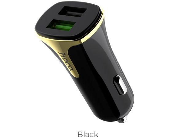 Автомобильная зарядка Hoco Z31 Quick Charge 3.0 (3.4A) с 2 USB разъемами черный Автомобильные зарядные устройства