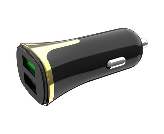 Автомобильная зарядка Hoco Z31 Quick Charge 3.0 (3.4A) с 2 USB разъемами черный