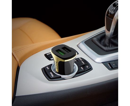 Автомобильная зарядка Hoco Z31 Quick Charge 3.0 (3.4A) с 2 USB разъемами черный Автомобильные зарядные устройства
