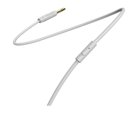 Audio adapter 3,5mm to 3,5mm Borofone BL5 AUX with microphone gray Adapteri