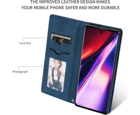 Case Business Style Samsung A505 A50/A507 A50s/A307 A30s dark blue