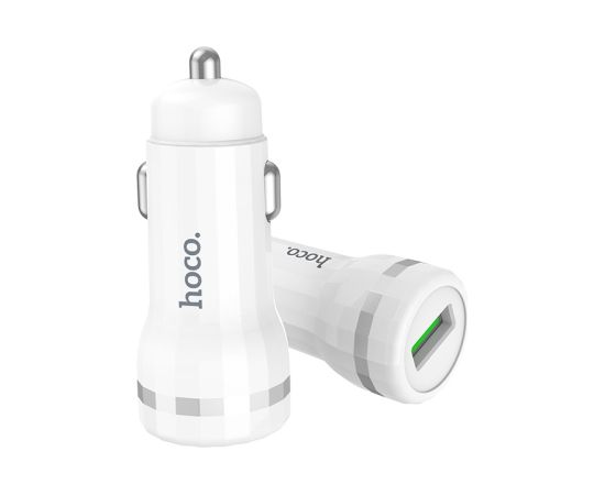 Car charger Hoco Z27A Staunch Quick Charge 3.0 (3.1A) white