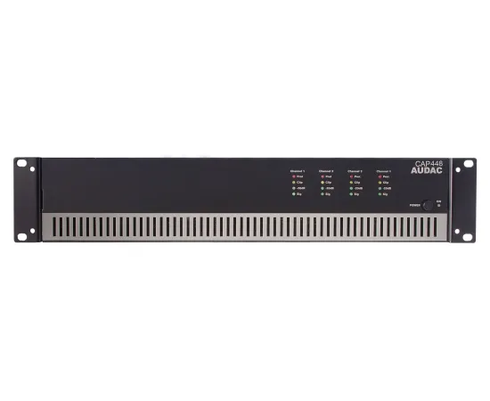 Audac AUDAC CAP448 Quad-channel power amplifier 4 x 480W 100V