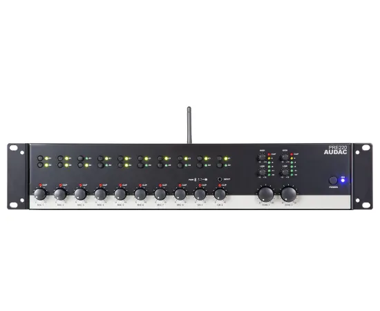 Audac AUDAC PRE220 Two zone - 10 Channel stereo pre-amplifier