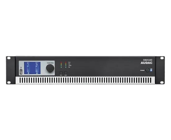 Audac SMA500 WaveDynamics™ dual-channel power amplifier 2 x 500W