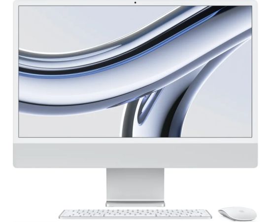 Apple iMac 24 (2023) 4.5K Retina M3 8 CPU 10 GPU 256GB Silver Eng + Rus