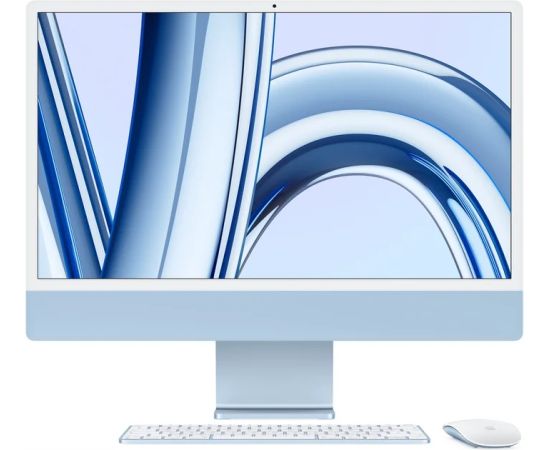 Apple iMac 24 (2023) 4.5K Retina M3 8 CPU 10 GPU 256GB Blue Eng + Rus