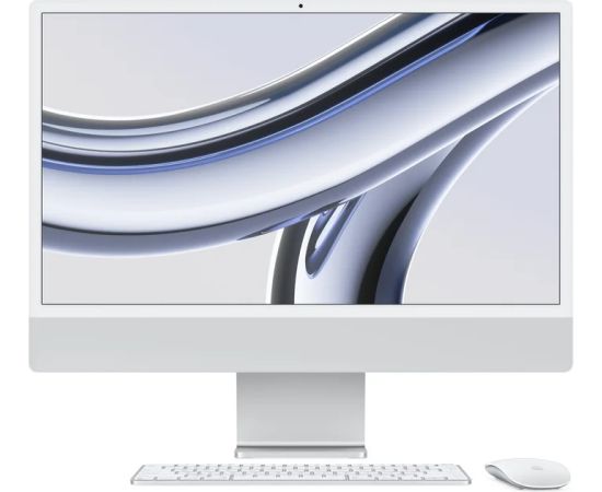 Apple iMac 24 (2023) 4.5K Retina M3 8 CPU 8 GPU 8GB 256GB Silver Eng + Rus