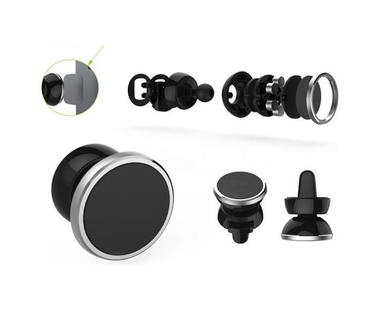 Car phone holder CPH-26, for using on ventilation grille, magnetic fixing Telefonu Turētāji Auto Velo Moto