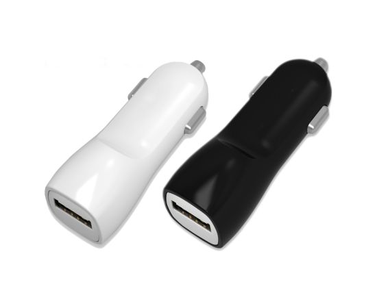 Car charger Tellos with USB connector (dual) (1A+2A) white