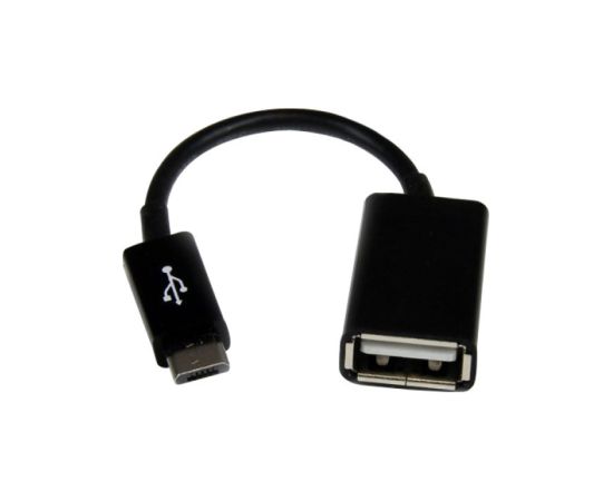 Adapter from "microUSB" to USB (OTG) black