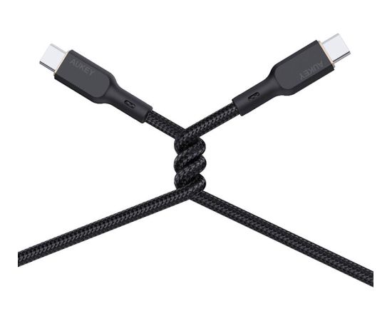 Cable Aukey CB-KCC101 USB-C to USB-C 1m (black)