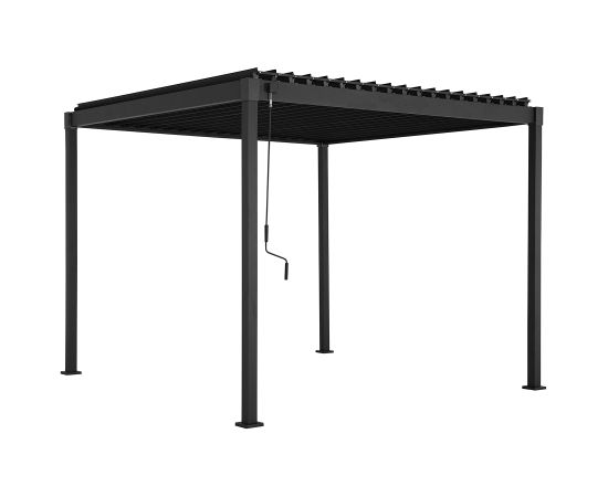 Gazebo MIRADOR-80 3x3m, dark grey