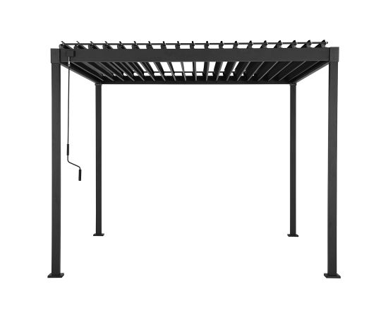 Gazebo MIRADOR-80 3x3m, dark grey