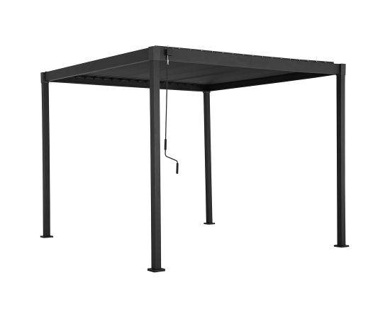 Gazebo MIRADOR-80 3x3m, dark grey