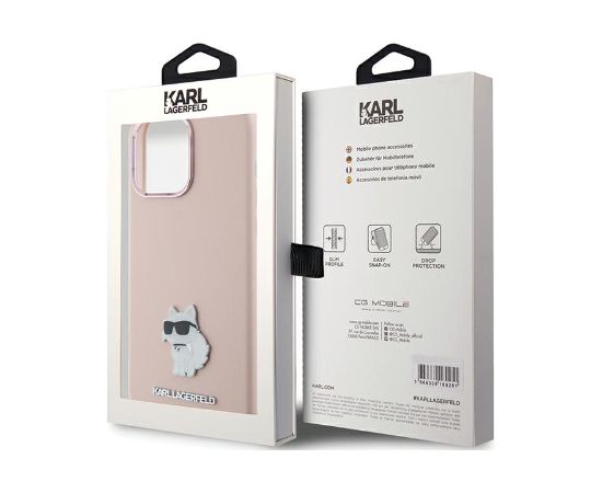 Karl Lagerfeld KLHCP15MSMHCNPP Чехол для Apple iPhone 15 Plus / 14 Plus