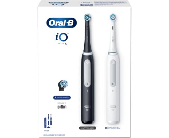 Oral-B iO4 Series Elektriskā Zobu Birste Duo Pack