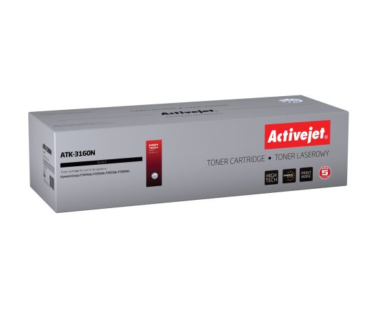 Activejet ATK-3160N toner for Kyocera printer; Kyocera TK-3160 replacement; Supreme; 12500 pages; black