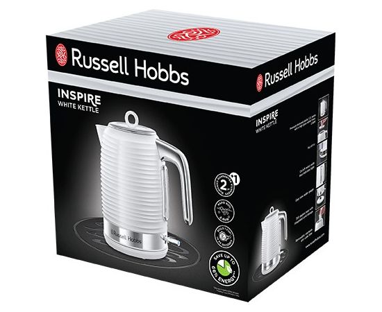 Russell Hobbs Inspire electric kettle 1.7 L 2400 W White