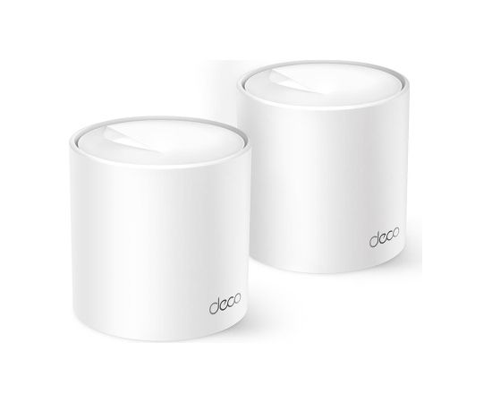 Wireless Router TP-LINK Wireless Router 1500 Mbps Mesh Wi-Fi 6 1x10/100/1000M 1x2.5GbE DHCP DECOX10(2-PACK)