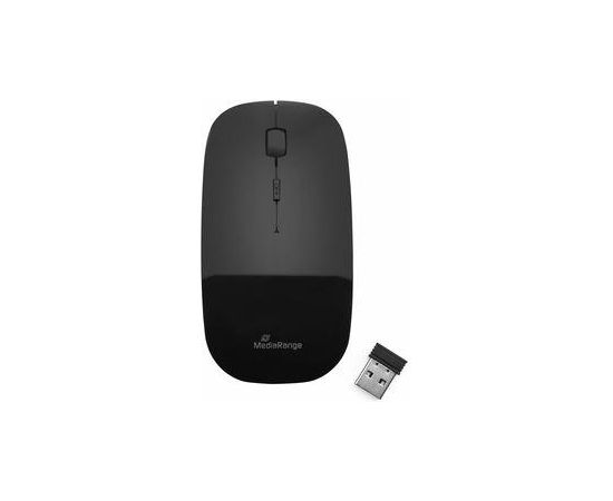 Media Tech MOUSE USB OPTICAL WRL/BLACK MROS215 MEDIARANGE