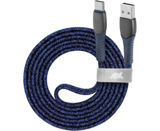 CABLE USB-C TO USB2.0 1.2M/BLUE PS6102 BL12 RIVACASE