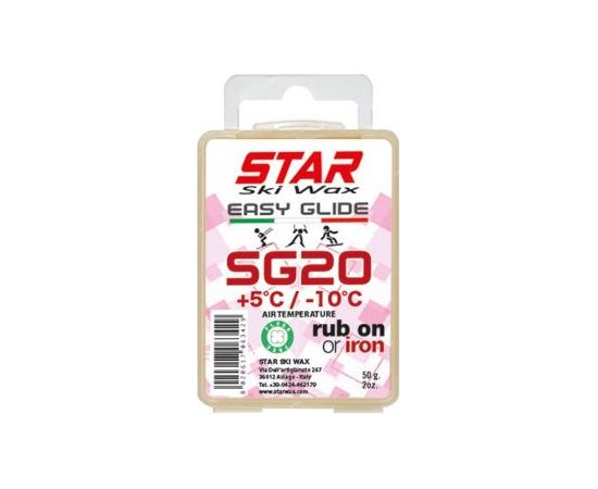 Star Ski Wax SG20 +5/-10°C Easy Glide Wax 50g / +5...-10 °C