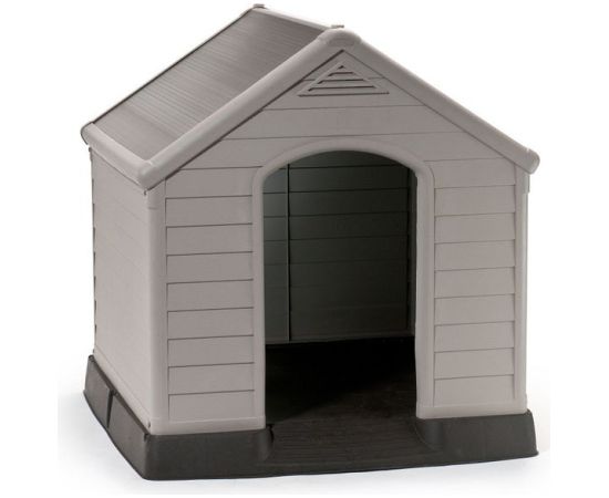 Curver Домик для собак Dog House 95x99x99см серый