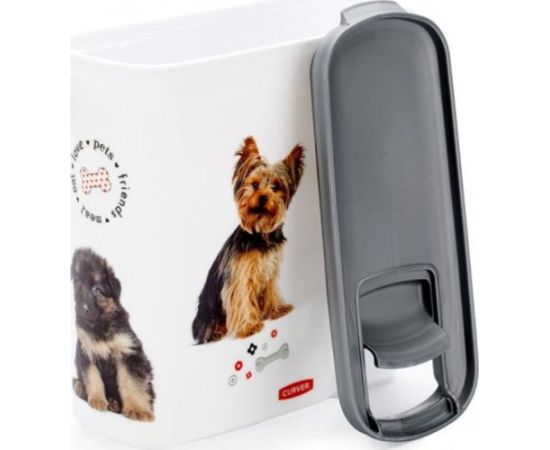 Curver Trauks barības uzglabāšanai Love Pets Dogs 1,5kg 2L 20,5x86x19,4cm suns