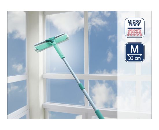 LEIFHEIT Logu birste ar teleskopisku kātu 100–155cm Classic Window Cleaner