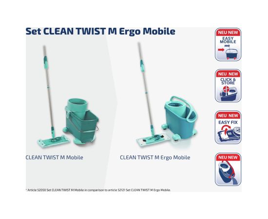LEIFHEIT Набор для уборки пола Clean Twist M Ergo Mobile