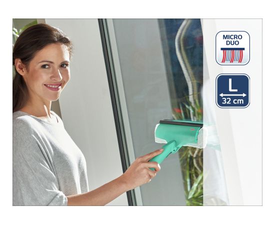 LEIFHEIT Logu birstes nomaināmā švamme Window & Frame Cleaner L micro duo