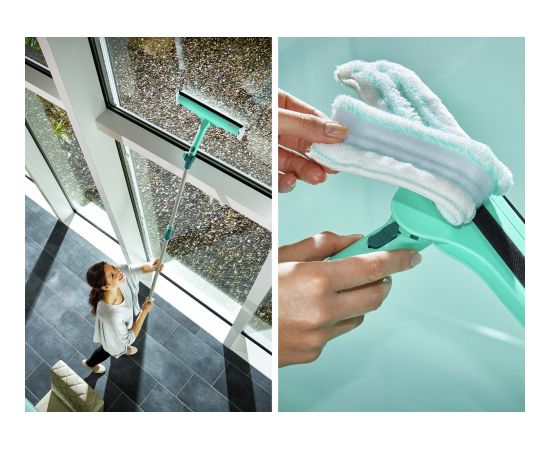 LEIFHEIT Logu birstes nomaināmā švamme Window & Frame Cleaner L micro duo